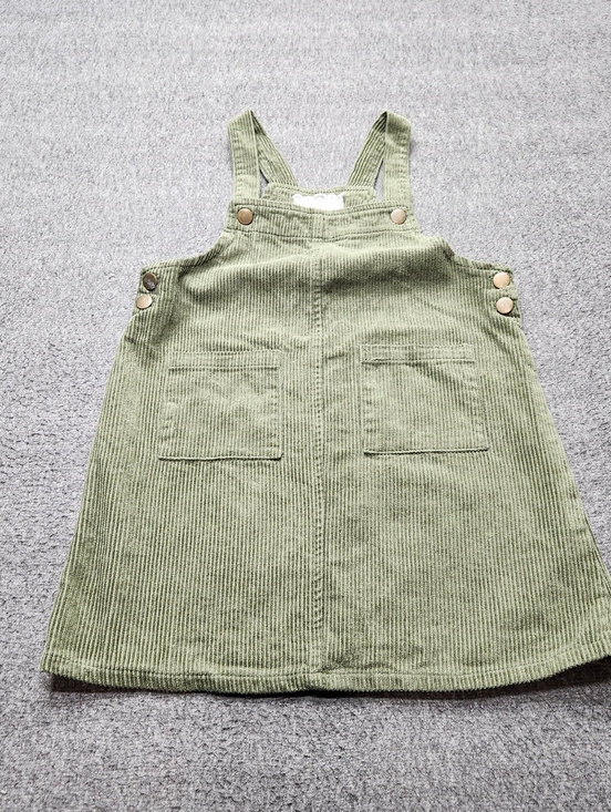 btween Other - Biwen Corduroy Overall Dress Kids 6 Green Pinafore Jumper
